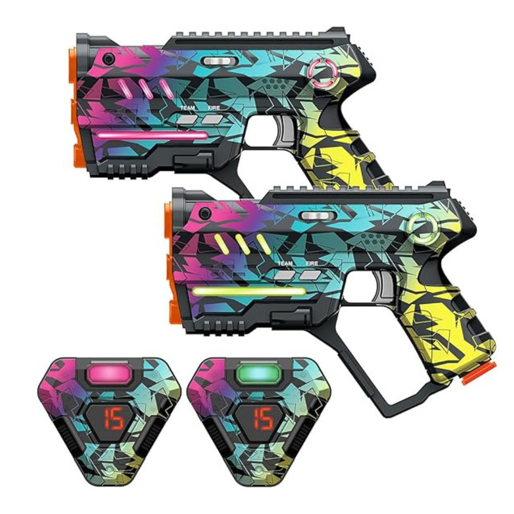 Laser Tag Set of 2, Lazer Tag Game for Kids Indoor & Outdoor Play